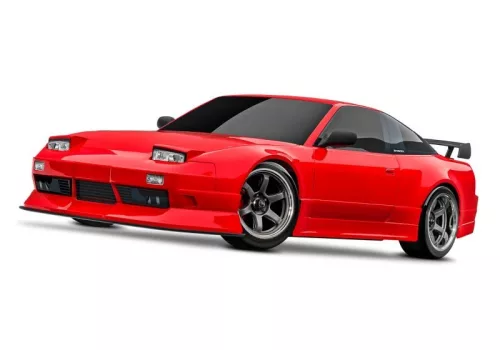 Traxxas 4-tec nissan 240sx piros 1/10 drift RTR