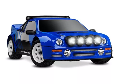 Traxxas mini-rally vxl-power 4x4 kék ford rs200 RTR
