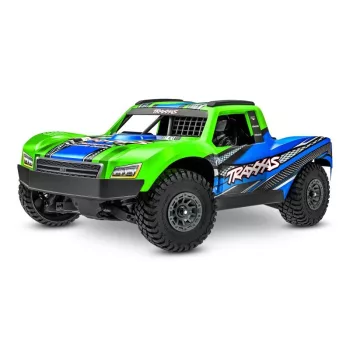 Traxxas mini-slash bl-2s 4x4 zöld 1/16 short course RTR