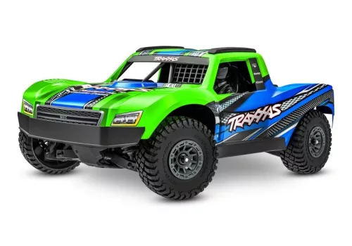 Traxxas mini-slash bl-2s 4x4 zöld 1/16 short course RTR