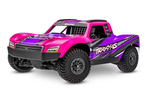Traxxas mini-slash bl-2s 4x4 rózsaszín 1/16 short course RTR