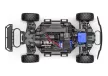 TRAXXAS MINI-Slash, BL-2S, 4x4, sárga, 1/16, RTR, Brushless, HD alkatrészekkel, 2S LiPo akkumulátorral/töltővel