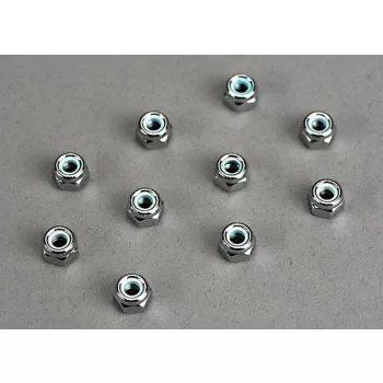 M4 anyák 4mm alu ezüst (10)