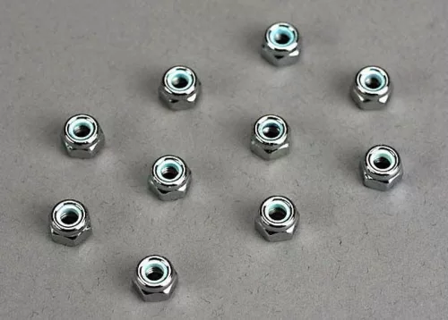 M4 anyák 4mm alu ezüst (10)