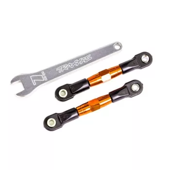  Dőlésszög-állító összekötő 7075-T6 alumínium narancssárga 56mm hátsó bal/jobb TRAXXAS Bandit, Drag Slash
