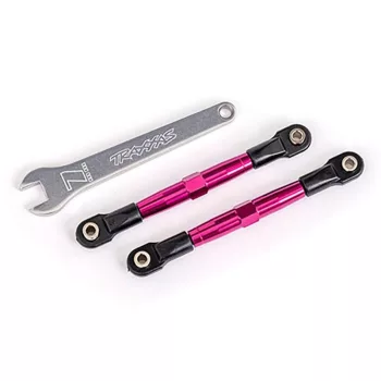   Kerékösszekötő rúd 7075-T6 alumínium rózsaszín 75mm első bal/jobb TRAXXAS Bandit, Drag Slash