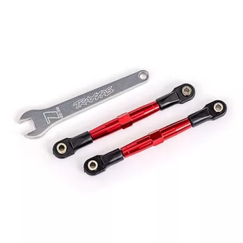   Kerékösszekötő rúd 7075-T6 alumínium piros 75mm első bal/jobb TRAXXAS Bandit, Drag Slash