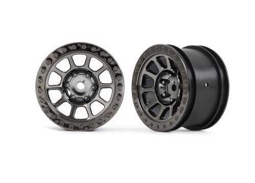 Felgen 2.2 schwarz-chrom hinten
