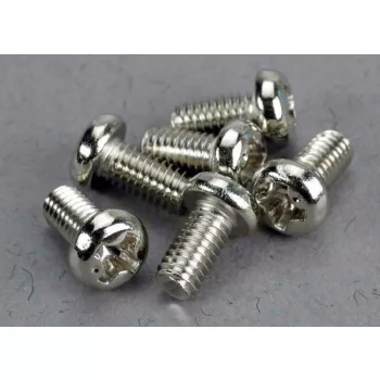 3x6mm-es félgömbfejű csavar Phillips kereszthoronnyal (6)