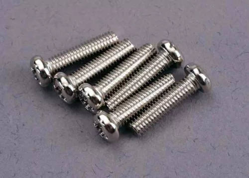 3x12 mm-es félgömbfejű csavar Phillips kereszthoronnyal (6)