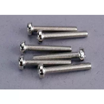   3x18mm-es félgömbfejű csavar Phillips kereszthoronnyal (6)