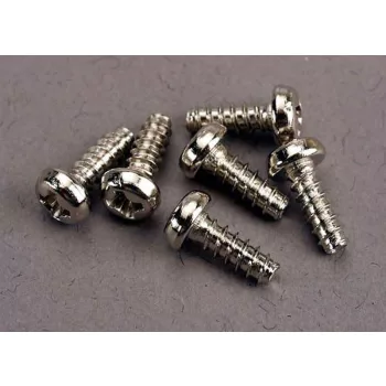 SLVR gömbölyű fejű csavar 3x8mm Phillips kereszt(6)