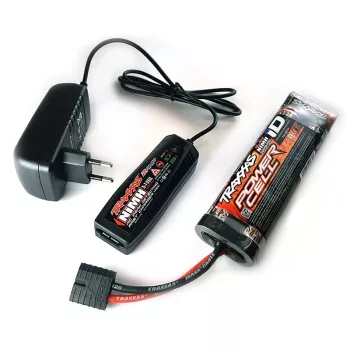 AC-Lader 230V & NiMH 7-Zellen Stick 3000mAh 8,4V Set