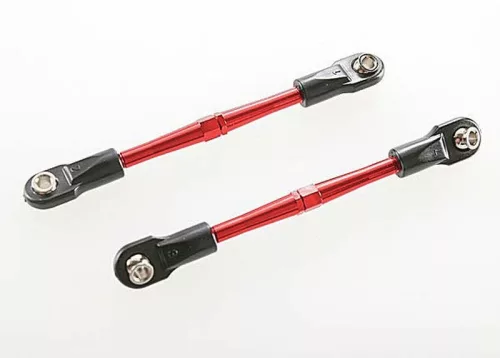 Bal/jobb menetes rudak alumínium piros 59mm gömbcsuklókkal (2) TRAXXAS 2WD&VXL Rustler, Slash, Rally