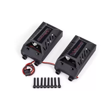   Dupla ventilátoros hűtő, alacsony profilú, TRX3491 motorhoz, TRAXXAS XRT