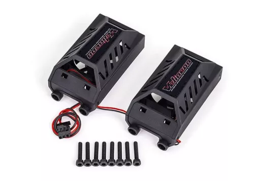 Dupla ventilátoros hűtő, alacsony profilú, TRX3491 motorhoz, TRAXXAS XRT