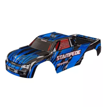 Stampede 2WD kék, clipless karosszéria