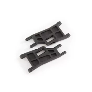   Első lengőkarok, fekete, bal és jobb, TRAXXAS 2WD és VXL Rustler, Slash, Stampede modellekhez