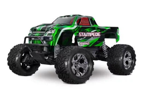 TRAXXAS Stampede 1/10 2WD Monster-Truck zöld RTR
