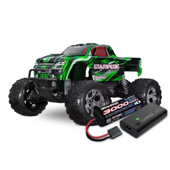 Traxxas stampede 1/10 2wd monster-truck zöld RTR np825
