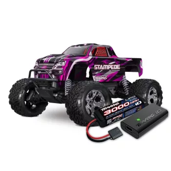   Traxxas stampede 1/10 2wd monster-truck rózsaszín RTR np825