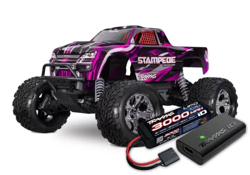 Traxxas stampede 1/10 2wd monster-truck rózsaszín RTR np825