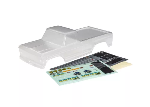 Bigfoot No. 1 átlátszó karosszéria TRAXXAS matricával