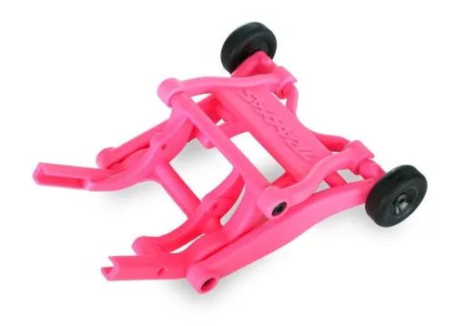 Támasztókerék, rózsaszín, TRAXXAS 2WD és VXL Bandit, Rustler, Slash, Stampede modellekre, szerelve