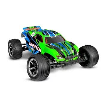 TRAXXAS Rustler zöld 1/10 2WD Stadium-Truck RTR