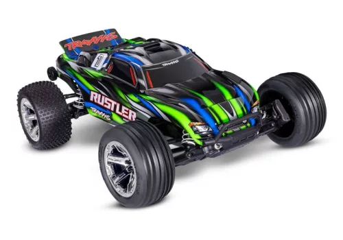 TRAXXAS Rustler 1/10 2WD Stadium-Truck zöld RTR