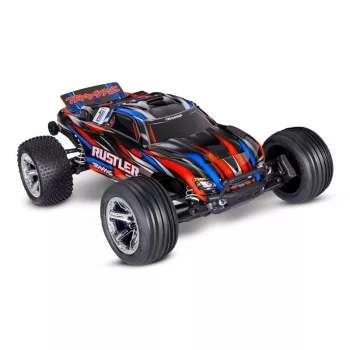TRAXXAS Rustler 1/10 2WD Stadium-Truck piros RTR