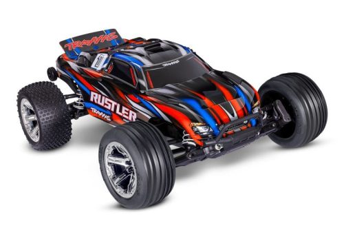TRAXXAS Rustler 1/10 2WD Stadium-Truck rot RTR