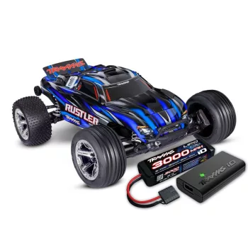 Traxxas rustler 1/10 2wd stadium-truck kék RTR