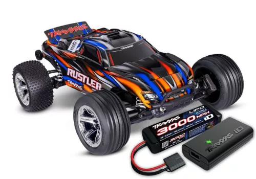 Traxxas rustler 1/10 2wd stadium-truck narancs RTR