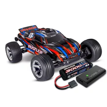 Traxxas rustler 1/10 2wd stadium-truck piros RTR