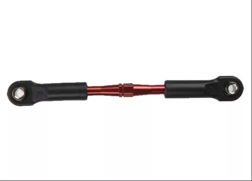 Bal/jobb menetes rúd, alumínium, piros, hátsó, 82mm, TRAXXAS 2WD és VXL Rustler, Stampede modellekhez