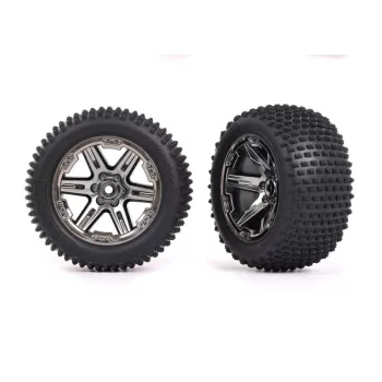 Alias gumi és RXT 2.8 felni fekete-króm hátul (2)