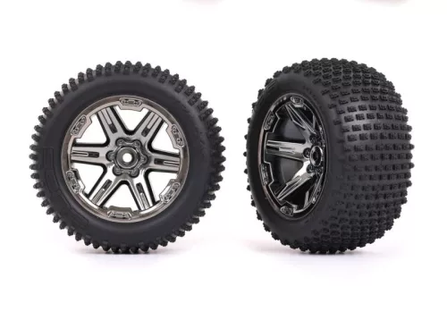 Alias gumi és RXT 2.8 felni fekete-króm hátul (2)