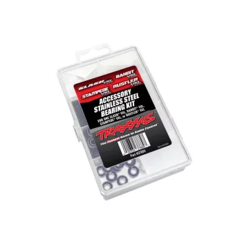   SLVR rozsdamentes acél golyóscsapágy készlet 2WD VXL komplett Traxxas Slash VXL, Bandit VXL, Stampede VXL, Rustler VXL-hez