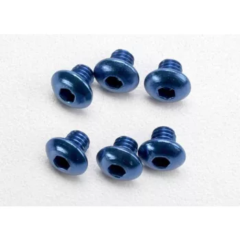 gömbölyű fejű csavar alumínium kék 4x4mm imbusz (6)
