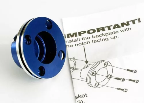 Forgattyúház lemez, alumínium, kék, TRAXXAS TRX Pro.15