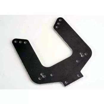   Első üvegszálas lengéscsillapító torony, fekete, TRAXXAS