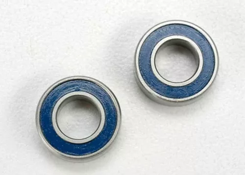 Golyóscsapágy 6x12x4mm gumitömítéssel kék (2)