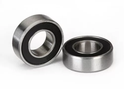 Golyóscsapágy 6x12x4mm gumitömítéssel fekete (2)