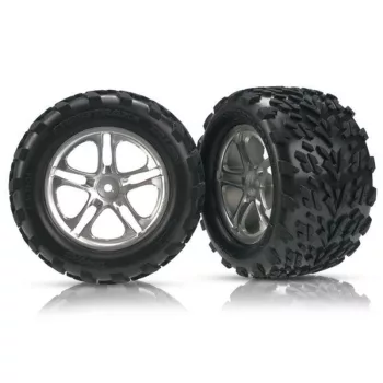   Talon gumiabroncsok 3,8-as felniken, szatén 14 mm-es (2) TRAXXAS T-Maxx, Summit, Revo