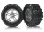 Talon gumiabroncsok 3,8-as felniken, szatén 14 mm-es (2) TRAXXAS T-Maxx, Summit, Revo