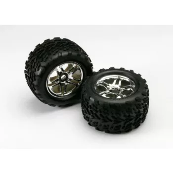   Talon gumiabroncsok 3,8-as felniken, króm 17 mm (2) TRAXXAS T-Maxx, Summit, Revo