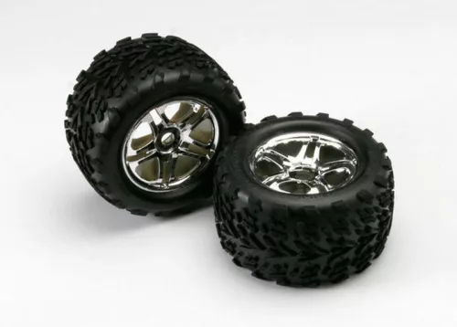 Talon gumiabroncsok 3,8-as felniken, króm 17 mm (2) TRAXXAS T-Maxx, Summit, Revo