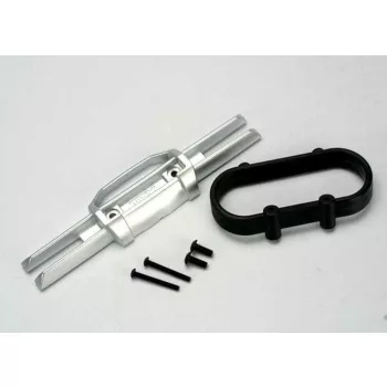   Krómozott hátsó lökhárító TRAXXAS Revo-hoz (régi verzió)