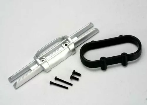 Krómozott hátsó lökhárító TRAXXAS Revo-hoz (régi verzió)